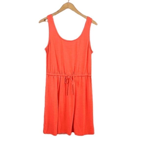 A NEW DAY WOMEN'S SLEEVELESS TIE WAIST KNIT TANK DRESS- SIZE MEDIUM - Picture 3 of 8